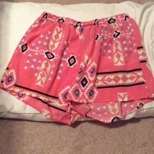 pink pajama shorts